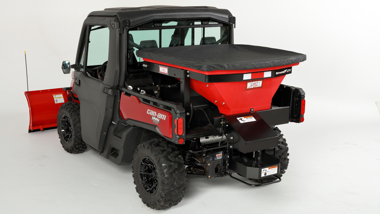 Tornado™ UTV Poly Hopper Spreader Utility Salter WESTERN®