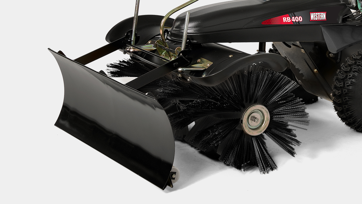 rotary broom plow blade