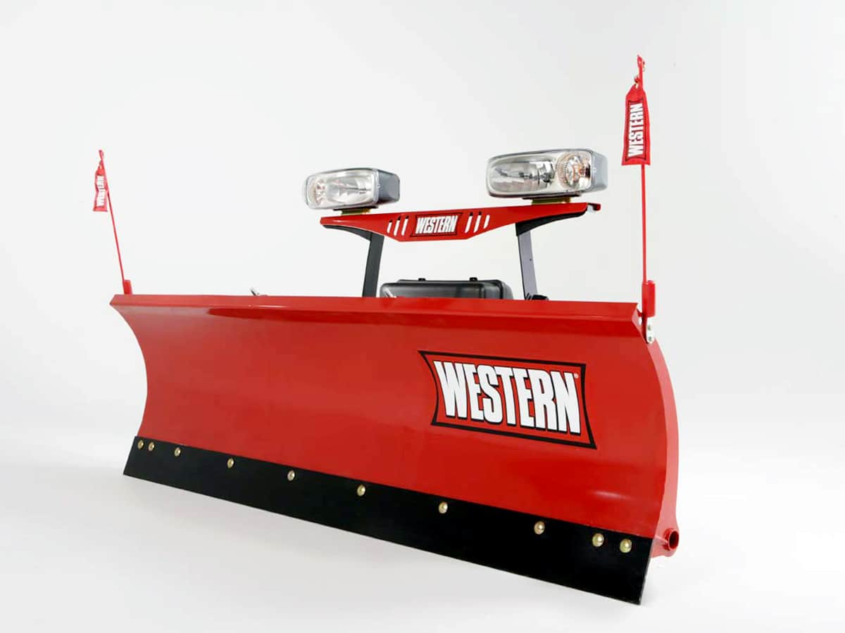 WESTERN® HTS™ half-ton snow plow and Suburbanite™ personal-use snow plow