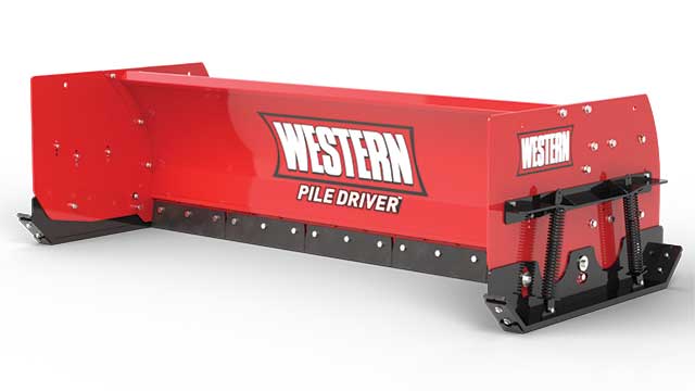 western pile driver clipped studio shot