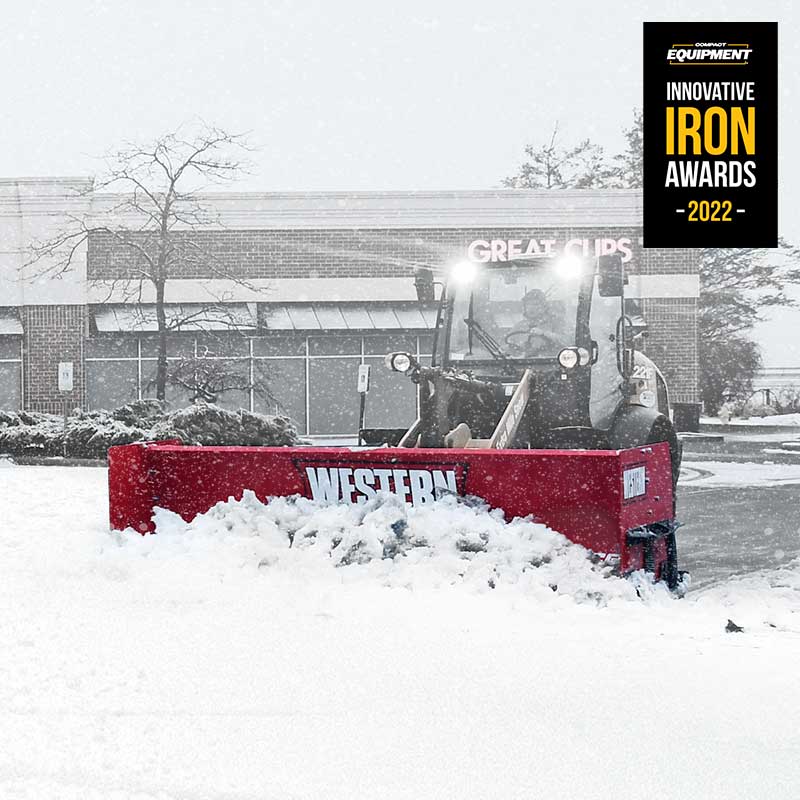 western wins 2022 innovative iron award for pusher plow