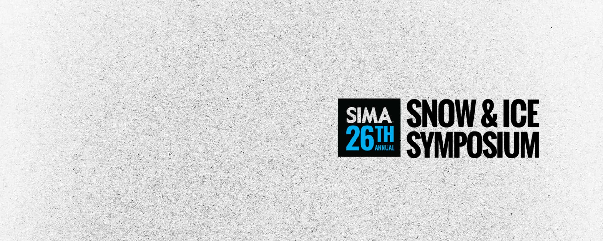 SIMA 2023 Snow and Ice Symposium