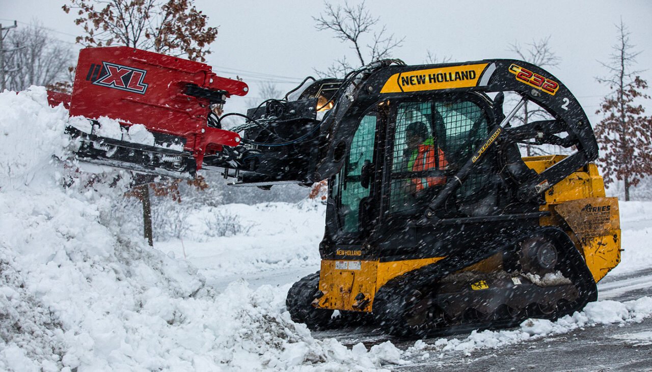 PILE DRIVER XL Skid Steer Stacking Snow