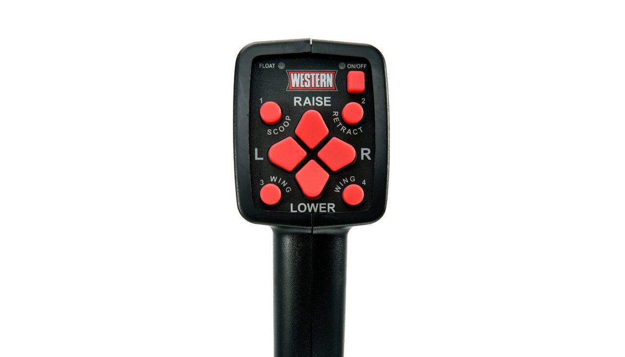 handheld control for western snowplows