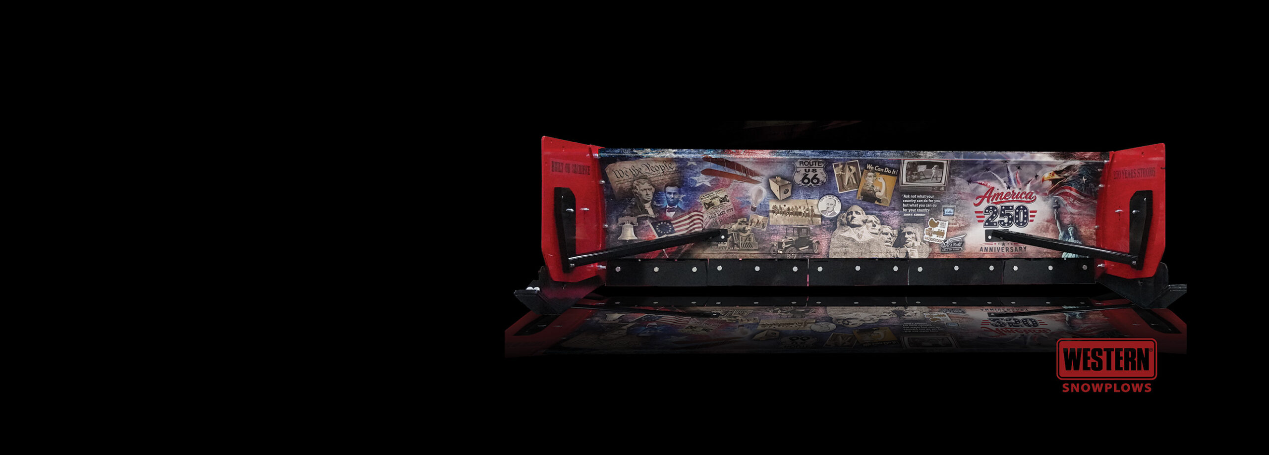 250 anniversary pusher plow for auction to support camp hometown heroes